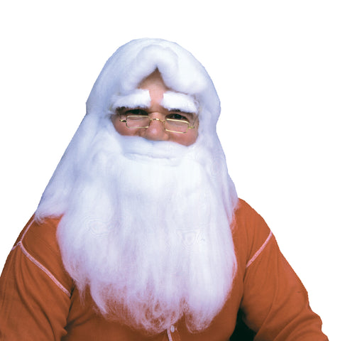 Santa Wig, Beard & Eyebrow Set - Cotton
