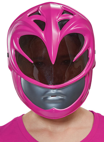 Child's Pink Ranger Vacuform Mask - Power Rangers Movie 2017
