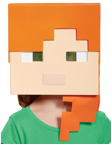 Child's Alex Vacuform Mask - Minecraft