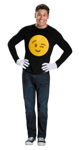 Wink Emoticon Costume Kit
