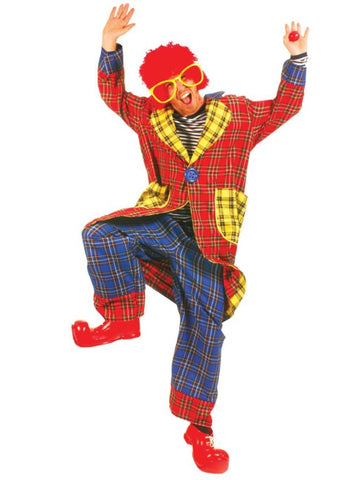 Plaid Pickles Clown Costume