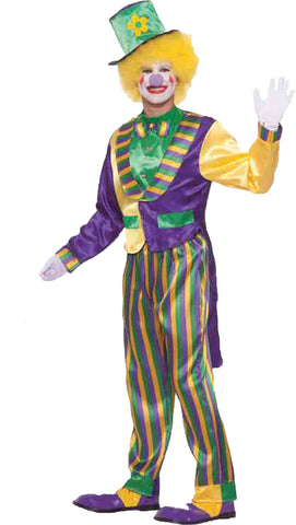 Men's Mardi Gras Clown Costume
