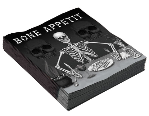 13" Square Bone Appetit Napkin