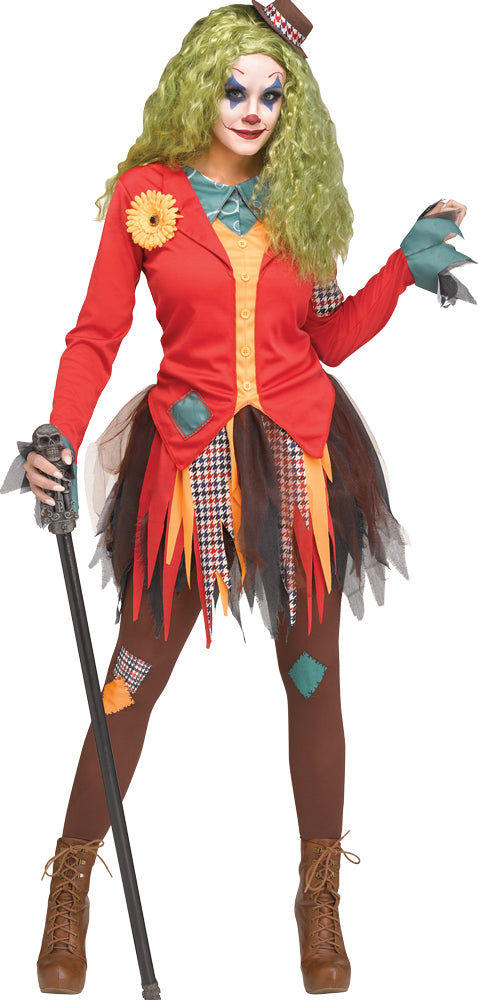 Women's Rowdy Clown Costume – Halloween Hallway