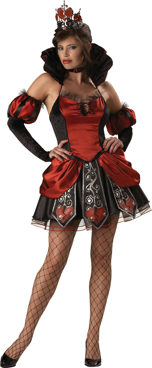 Women's Dark Queen of Hearts Costume