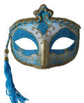 Women's Tasseled Mardi Gras Mask