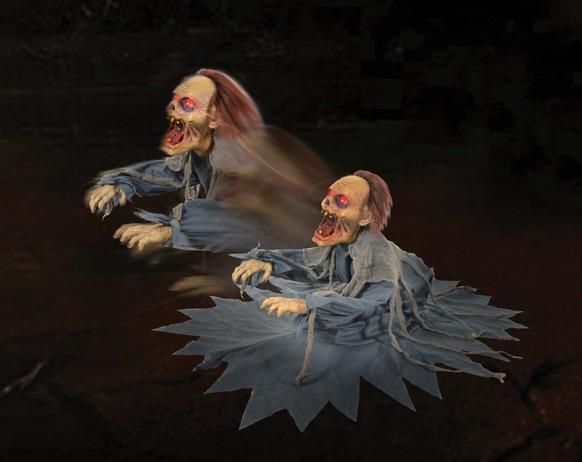 Lunging Zombie Reaper – Halloween Hallway