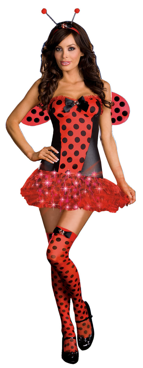 Women's Light Me Up Ladybug Costume – Halloween Hallway
