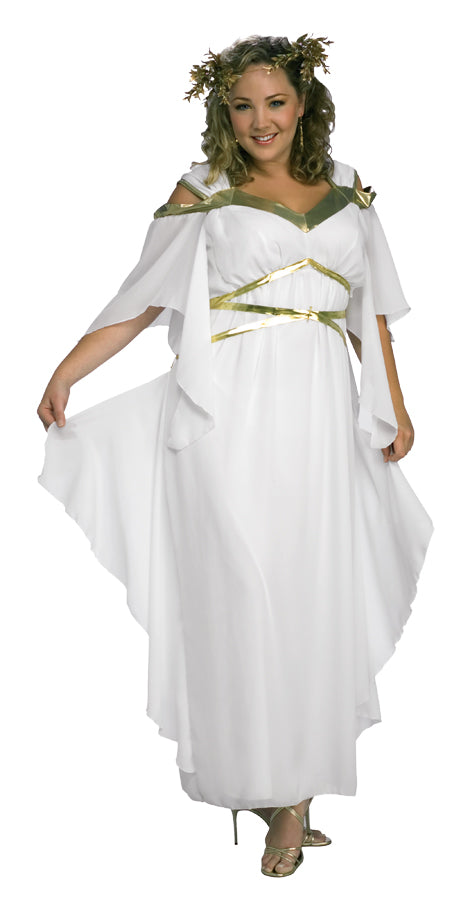 Women s Plus Size Roman Goddess Costume Halloween Hallway