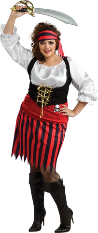 Women's Plus Size Pirate Costume