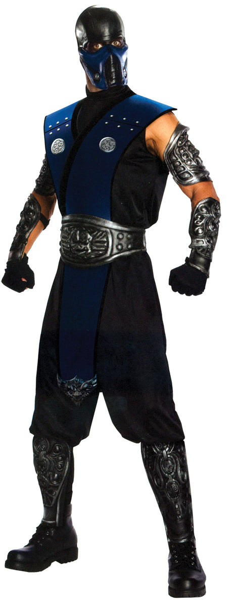 Men's Deluxe Sub-Zero Costume - Mortal Kombat 9 – Halloween Hallway