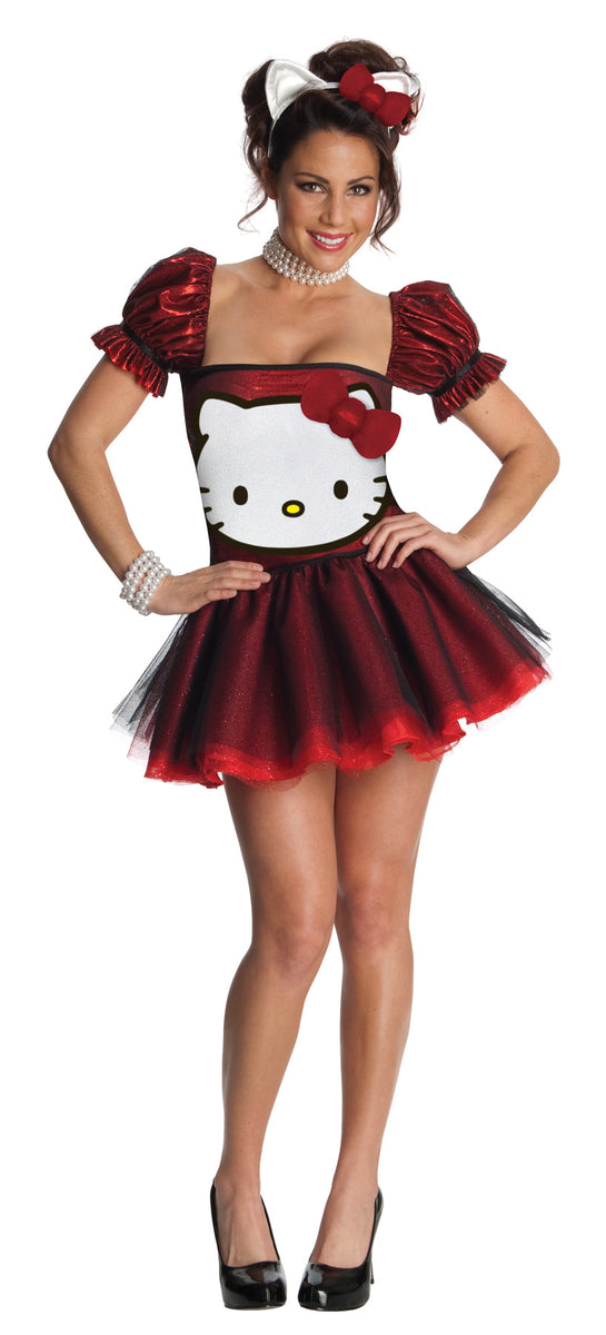 Women's Red Hello Kitty Red Costume – Halloween Hallway