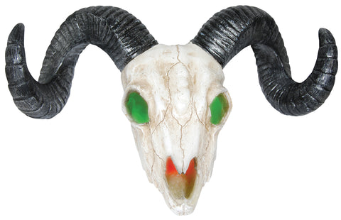 15" Light-up Ram Skull