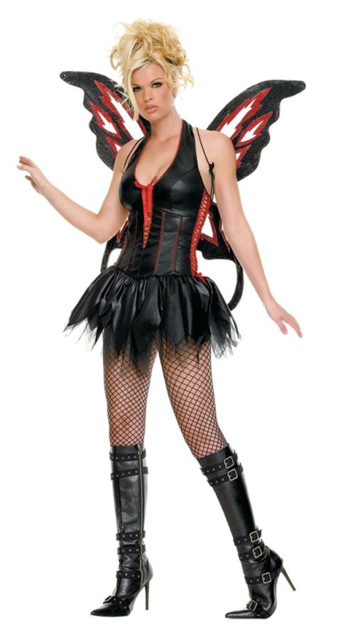 gothic fairy dress Women's Gothic Fairy Costume – Halloween Hallway