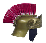 Gold Roman Helmet with Brush