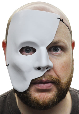 White Partial Face Mask