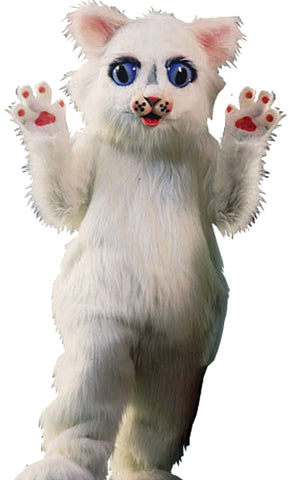 Snow Ball Kitty Mascot