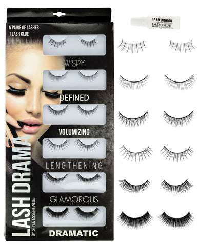 Eye Lashes Set - 6 Pairs