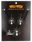 Spider Necklace, Ring & Earring Set