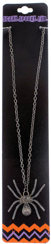 Spider Rhinestone Necklace