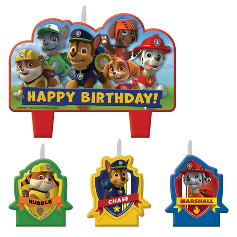 PAW Patrol Candle Set - Pack of 4