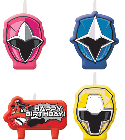 Power Rangers NS Candle Set - Pack of 4