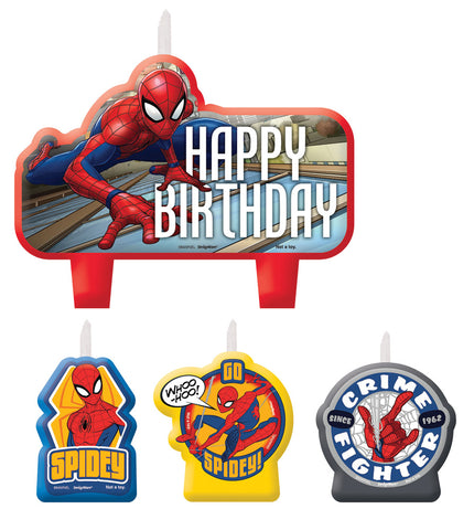 Spider-Man Candle Set - Pack of 4