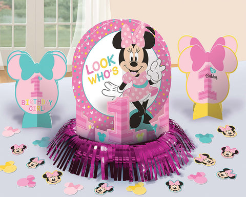 Minnie 1st Birthday Table Decor Kit