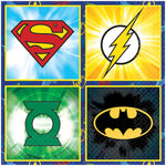 5" Justice League Bev Napkins - Pack of 16