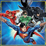 6.5" Justice League Lunch Napkins - Pack of 16
