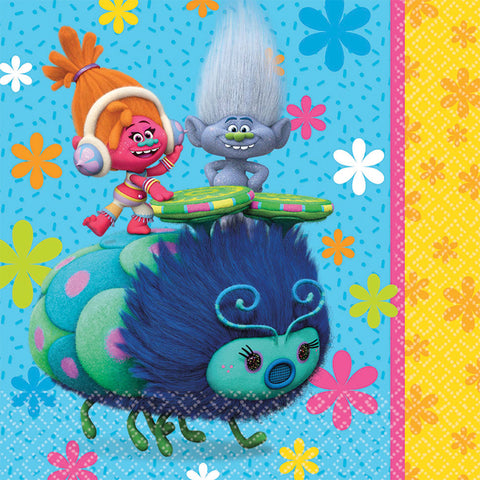 6.5" Trolls Lunch Napkins - Pack of 16