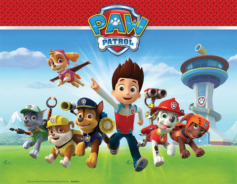 PAW Patrol 1st Bday Table Cover