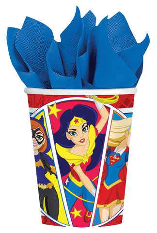 9oz DC Superhero Girls Cups - Pack of 8