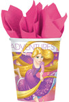 9oz Disney Rapunzel Cups - Pack of 8