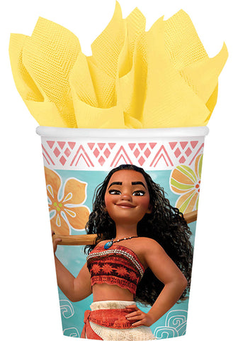 9oz Moana Cups - Pack of 8