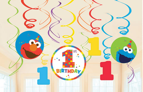 Sesame Street Foil Decor