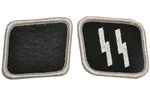 SS Collar Tabs Pair