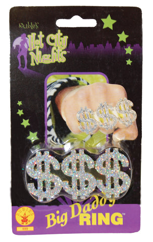Triple Dollar Sign Ring