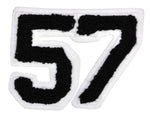 4" Patch Numbers Pair Assorted