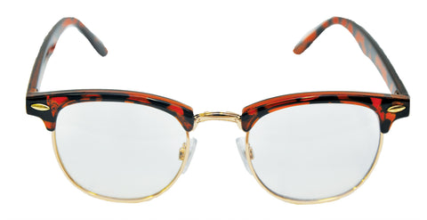 Mr. 50s Clear Glasses