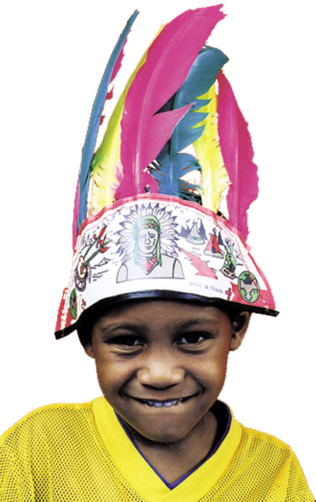 indian head dress Joke Shop The front of the Indian Headdress has a variety of multi American Indian Headdress SVG, PNG,