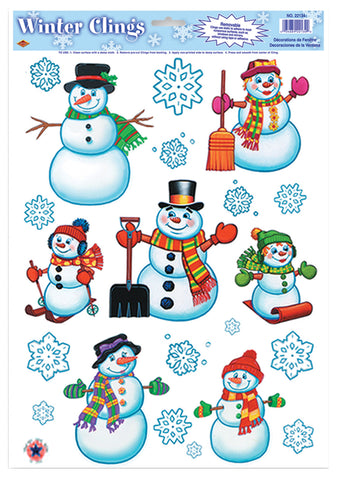 Snowman/Snowflake Clings