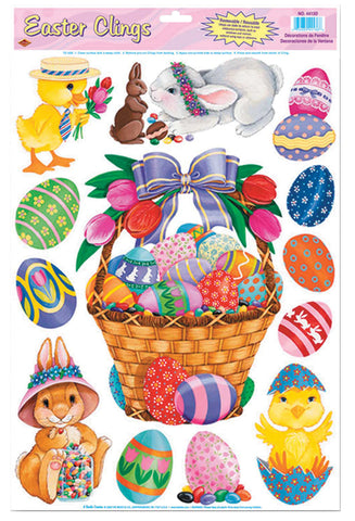 Easter Basket Friends Clings