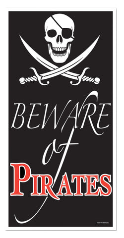 Beware of Pirate Door Cover