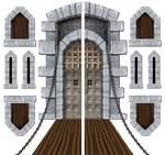Castle Door & Window Props
