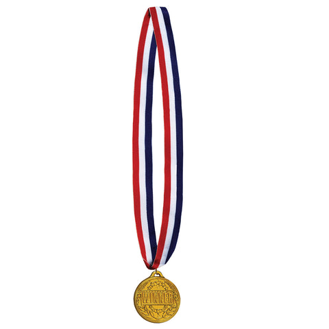 Winner Medal With Ribbon