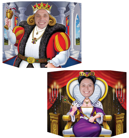 King & Queen Photo Prop