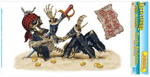 Pirate Skeleton Peel Place