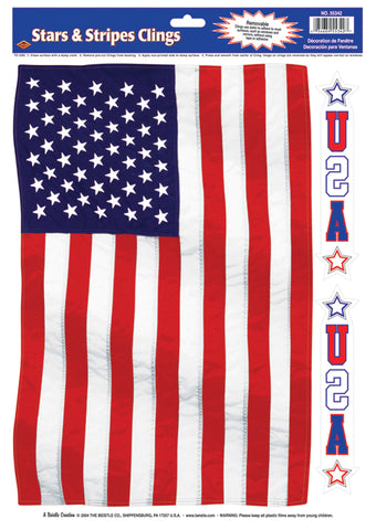Stars Stripes Cling