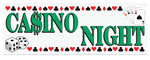 5' X 21" Casino Night Banner